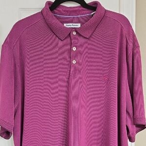 Tommy Bahama Island Zone‎ Men's Purple Polo Shirt, Size 3XL